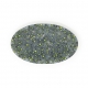 top view oval dish